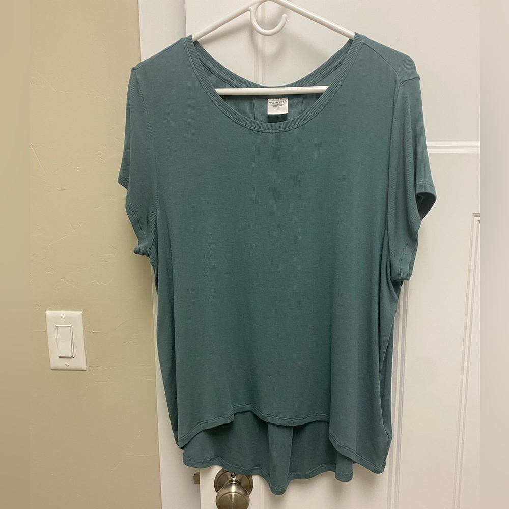 ATHLETA with ease rib tee